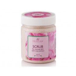 Scrub for normal skin with rose