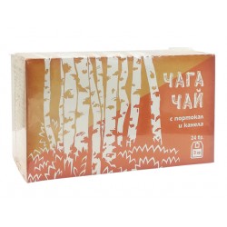 Chaga Tea with orange and cinnamon, 24 filter bags