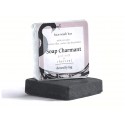 Face soap with goat milk and activated charcoal, Charmant, 20 g