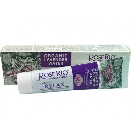 Toothpaste with Organic levander water, RoseRio, 65 ml
