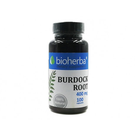 Burdock - root extract, Bioherba, 100 capsules
