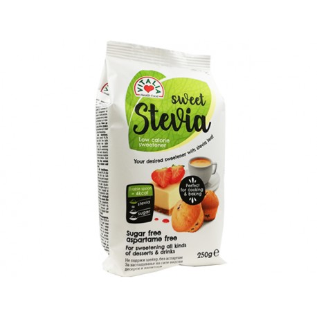 Sweet Stevia, natural sweetener, powder, Vitalia, 250 g