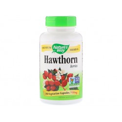 Hawthorn berries, Nature's Way, 100 vegetarian capsules