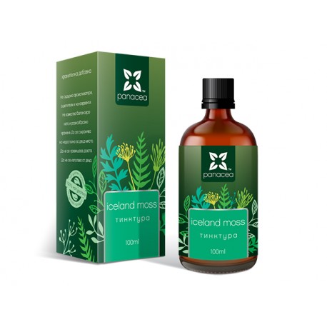 Iceland Moss, herbal tincture, Panacea, 100 ml