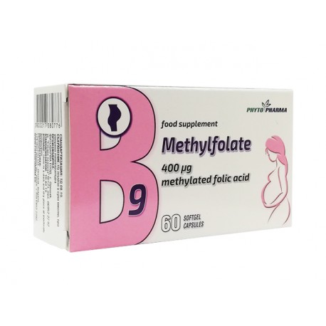 Метилфолат, за нормална бременност, ФитоФарма, 60 капсули