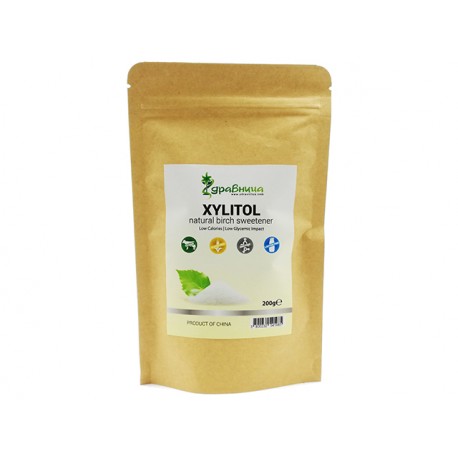 Xylitol, natural birch sugar, Zdravnitza, 200 g
