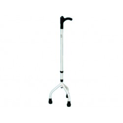 Aluminum, adjustable walking stick, triple legs