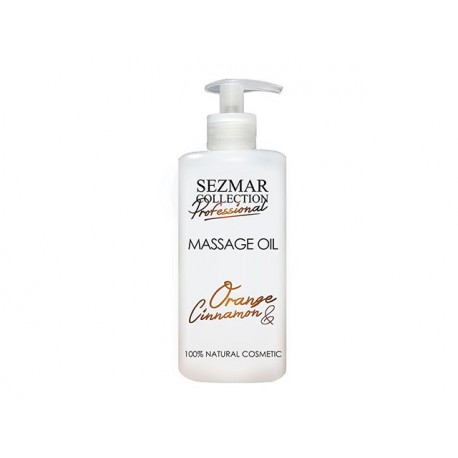 Orange anc Cinnamon Massage Oil, professional, Sezmar, 500 ml