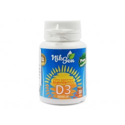 Vitamin D3, 5000 IU, Niksen, 30 tablets