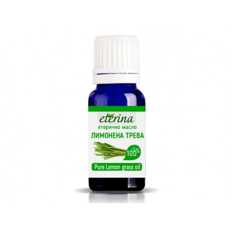 Pure Lemongrass essential oil, Eterina, 10 ml