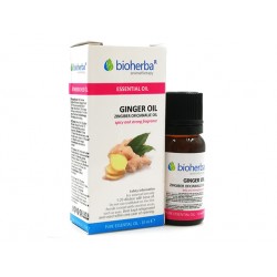 Ginger, essential oil, Bioherba, 10 ml