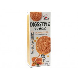 Digestive Cookies with Honey and Milk, Vitalia, 145 g