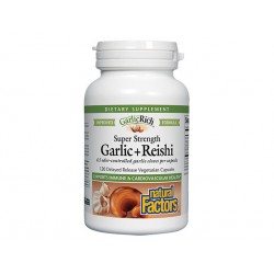 Super Strenght Garlic + Reishi, Natural Factors, 120 capsules