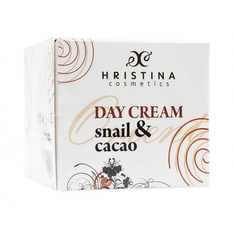 Day cream with snail cocoa, Hristina, 50 ml