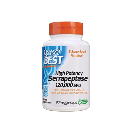 Serrapeptase 120 000 SPU, Doctor's Best, 90 capsules