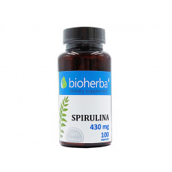 Spirulina, Bioherba, 100 capsules