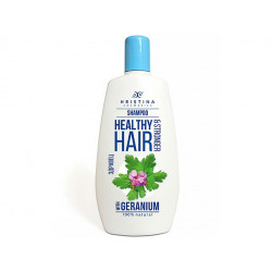 Healthy and stronger hair shampoo with geranium, Hristina, 200 ml