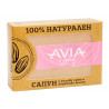Natural soap with rose clay and almond oil, Avia, 110 g