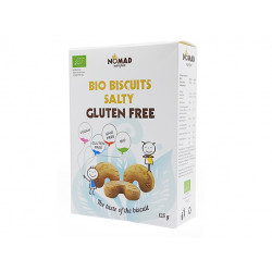Gluten-free salty biscuits, Nomad Nutri, 125 g