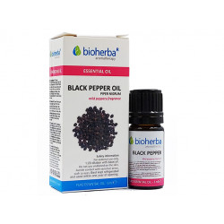 Black Pepper, pure essential oil, Bioherba, 5 ml