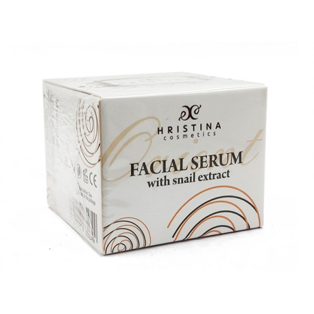 Facial serum with snail extract, Hristina, 50 ml