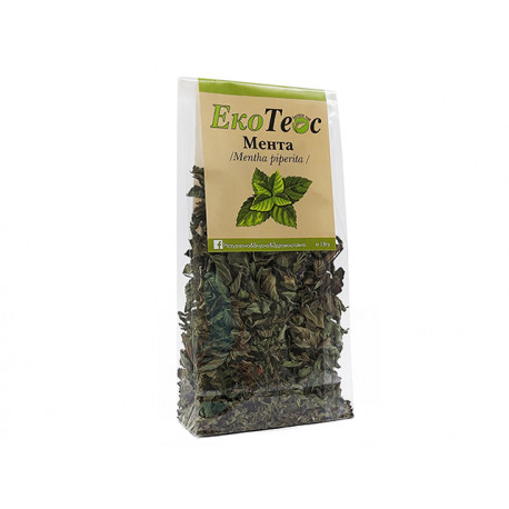 Mint (Mentha piperitta) - dried leaves, EcoTeas, 18 g