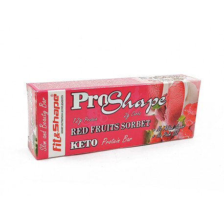 Keto protein bar - red fruits sorbet, ProShape, 40 g