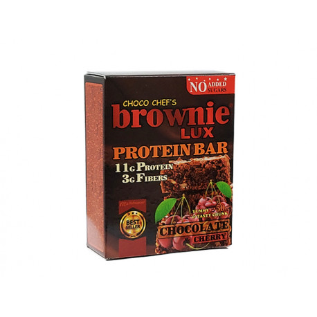 Протеиново брауни - шоколад и череша, Чоко Шеф, 50 гр.