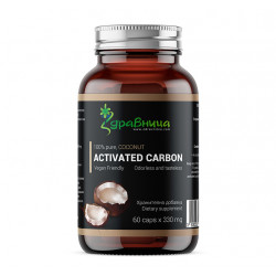 Activated coconut carbon, Zdravnitza, 60 capsules