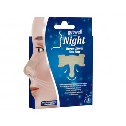 Nose strips, anti-snoring, Getwell, 8 pcs