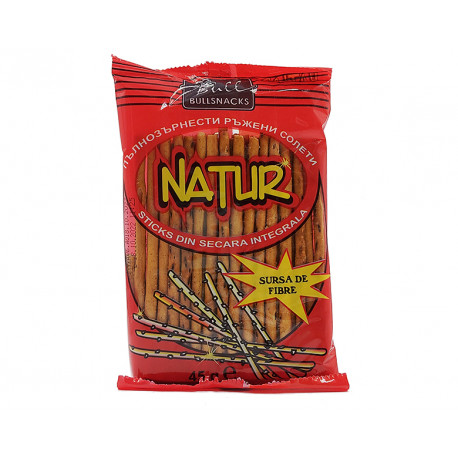 Whole grain rye sticks, Natur, 45 g