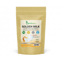 Golden Milk Powder, pure, natural, Zdravnitza, 150 g
