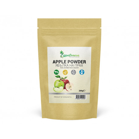 Apple fruit powder, pure, Zdravnitza, 200 g
