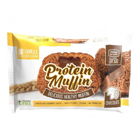 Protein muffin - chocolate, KT SportLine, 50 g