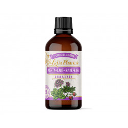 Mint, hawthorn and valerian, herbal drops, Lidia Pharma, 50 ml