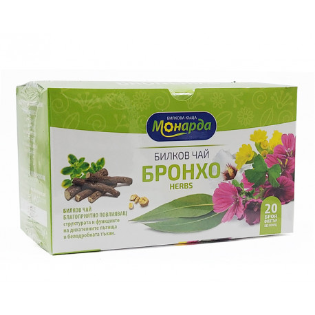 Herbal Tea - Bronchial, Monarda, 20 filter bags