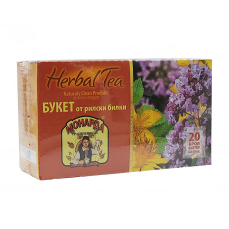 Herbal Tea - Rila mountain herbs, Monarda, 20 filter bags