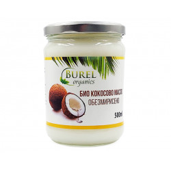 Organic Coconut oil, deodorized, Burel Organics, 500 ml