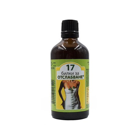 17 herbs for weight loss, herbal tincture, Bioherba,100 ml