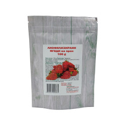 Strawberry - lyophilized fruit powder, Eat Healthy, 100 g