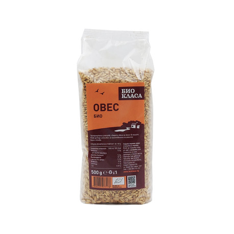 Organic Oats, Bio Klasa, 500 g