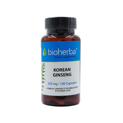 Korean ginseng - root, Bioherba, 100 capsules