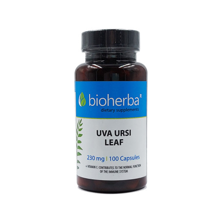 Uva Ursi Leaf (Bearberry), Bioherba, 100 capsules