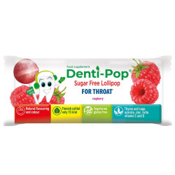 Denti-Pop for throat, sugar free lollipop, 6 g