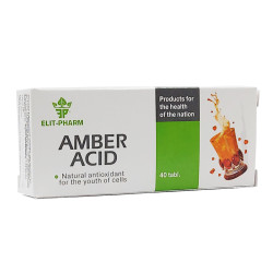 Succinic acid with vitamin C, Elit-Pharm, 40 tablets