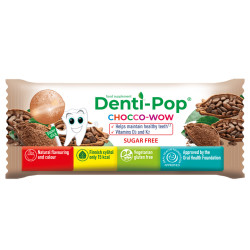 Denti-Pop, healthy teeth sugar free lollipop, Chocco-Wow, 6 g