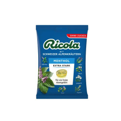Swiss herbal candies - Menthol Extra Stark, Ricola, 75 g