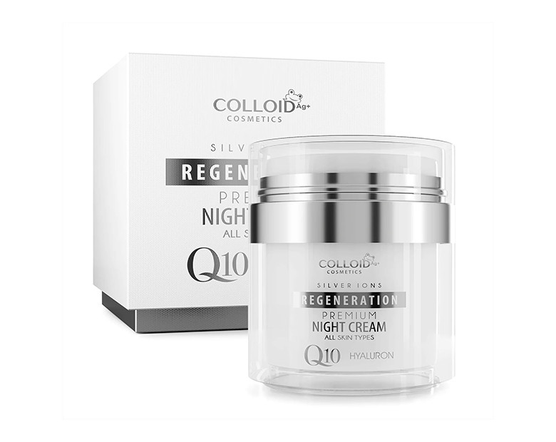 Premium Night Cream with silver ions, Colloid, 50 ml