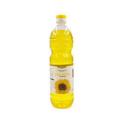 Cold pressed sunflower oil, EoFloria, 1 liter