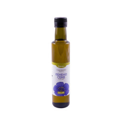 Cold pressed flaxseed oil, EoFloria, 250 ml